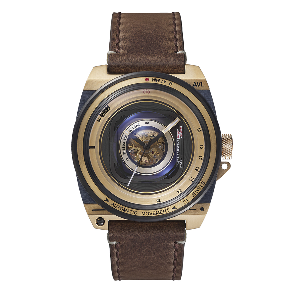 TS1803JP（数量限定100本） VINTAGE LENS AUTOMATICII（ヴィンテージレンズオートマチックII）  COLLECTION TACS（タックス）シンプルデザインの腕時計ブランド